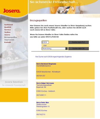 Bezugsquellen-Datenbank